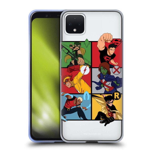 Young Justice Graphics Character Art Soft Gel Case for Google Pixel 4 XL