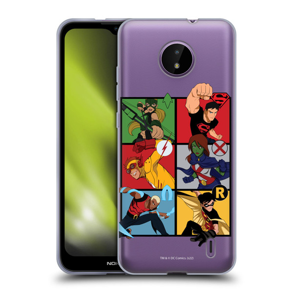 Young Justice Graphics Character Art Soft Gel Case for Nokia C10 / C20