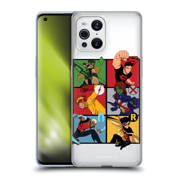 Young Justice Graphics Character Art Soft Gel Case for OPPO Find X3 / Pro