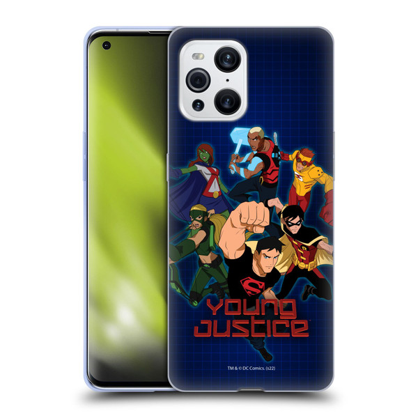 Young Justice Graphics Group Soft Gel Case for OPPO Find X3 / Pro