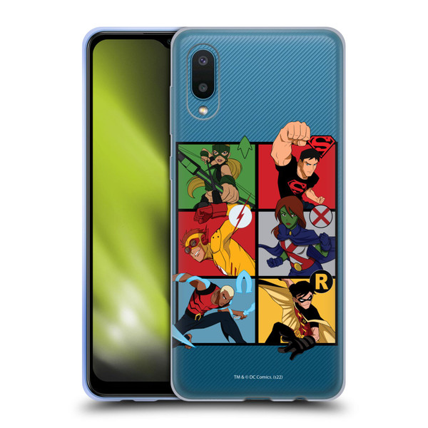 Young Justice Graphics Character Art Soft Gel Case for Samsung Galaxy A02/M02 (2021)