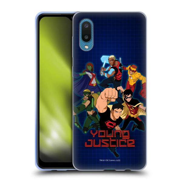 Young Justice Graphics Group Soft Gel Case for Samsung Galaxy A02/M02 (2021)