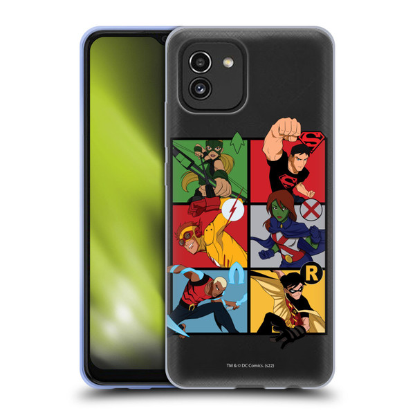 Young Justice Graphics Character Art Soft Gel Case for Samsung Galaxy A03 (2021)