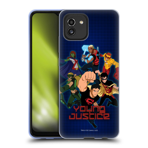 Young Justice Graphics Group Soft Gel Case for Samsung Galaxy A03 (2021)