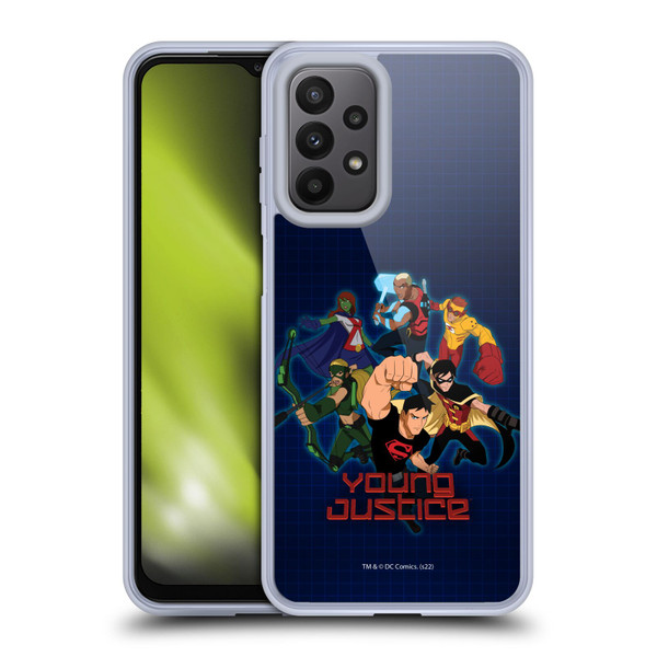 Young Justice Graphics Group Soft Gel Case for Samsung Galaxy A23 / 5G (2022)