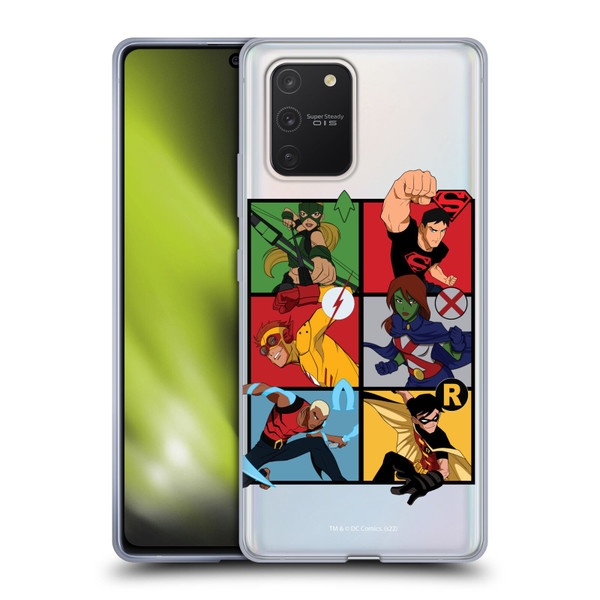 Young Justice Graphics Character Art Soft Gel Case for Samsung Galaxy S10 Lite
