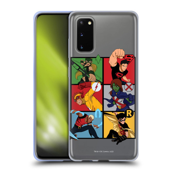 Young Justice Graphics Character Art Soft Gel Case for Samsung Galaxy S20 / S20 5G
