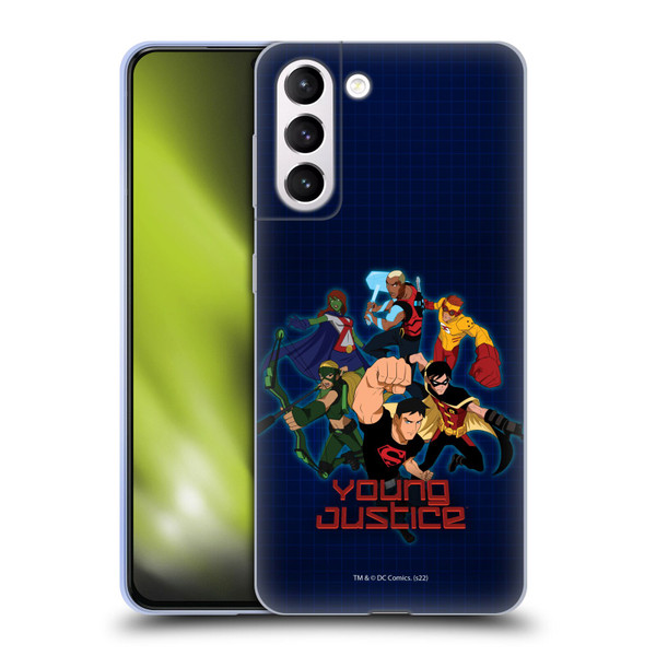 Young Justice Graphics Group Soft Gel Case for Samsung Galaxy S21+ 5G