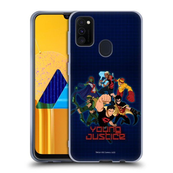 Young Justice Graphics Group Soft Gel Case for Samsung Galaxy M30s (2019)/M21 (2020)