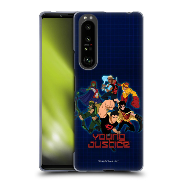 Young Justice Graphics Group Soft Gel Case for Sony Xperia 1 III