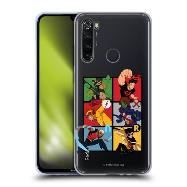 Young Justice Graphics Character Art Soft Gel Case for Xiaomi Redmi Note 8T
