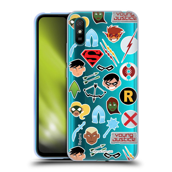 Young Justice Graphics Icons Soft Gel Case for Xiaomi Redmi 9A / Redmi 9AT