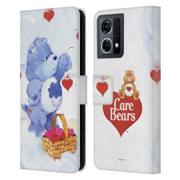 Care Bears Classic Grumpy Leather Book Wallet Case Cover For OPPO Reno8 4G
