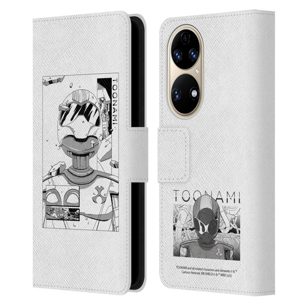 Toonami Graphics Comic Leather Book Wallet Case Cover For Huawei P50
