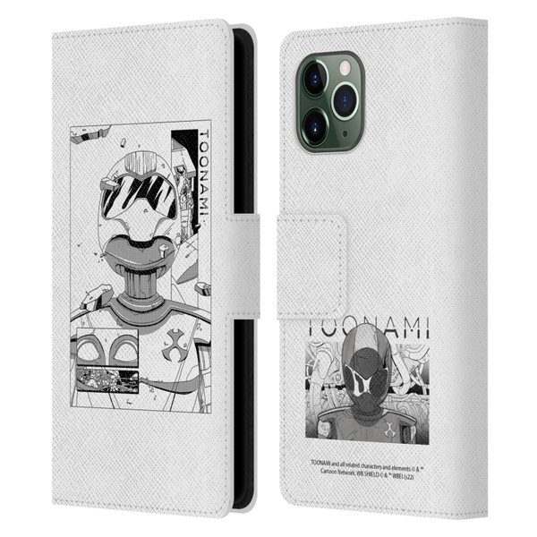 Toonami Graphics Comic Leather Book Wallet Case Cover For Apple iPhone 11 Pro