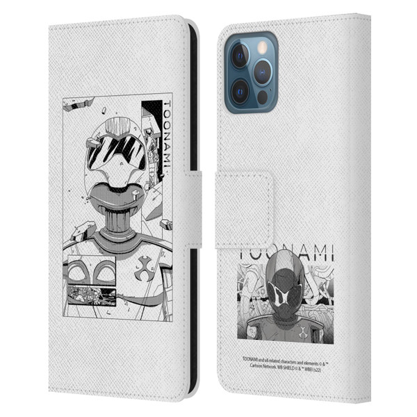 Toonami Graphics Comic Leather Book Wallet Case Cover For Apple iPhone 12 / iPhone 12 Pro