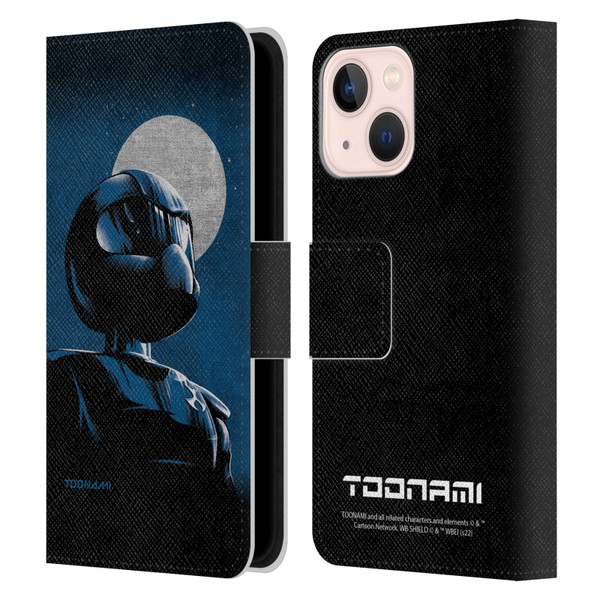 Toonami Graphics Character Art Leather Book Wallet Case Cover For Apple iPhone 13 Mini