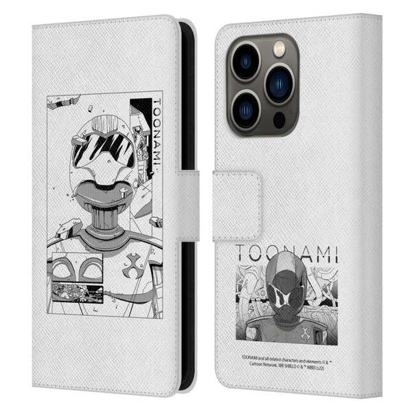 Toonami Graphics Comic Leather Book Wallet Case Cover For Apple iPhone 14 Pro