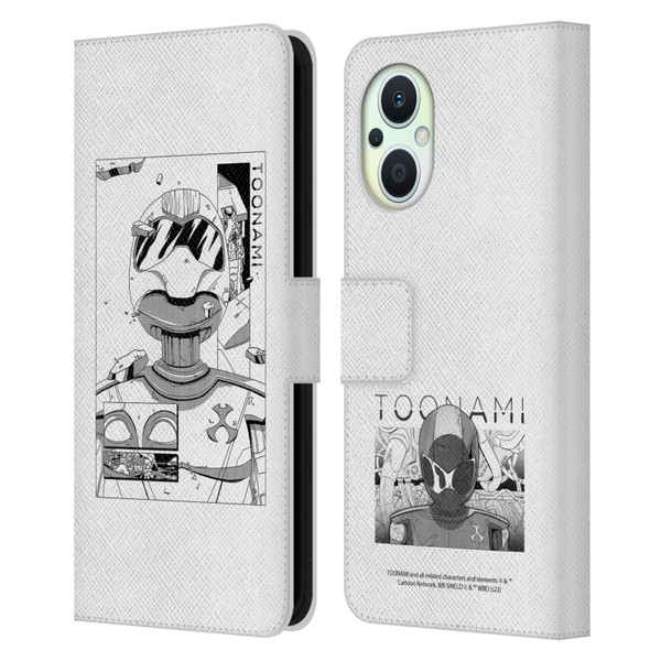 Toonami Graphics Comic Leather Book Wallet Case Cover For OPPO Reno8 Lite