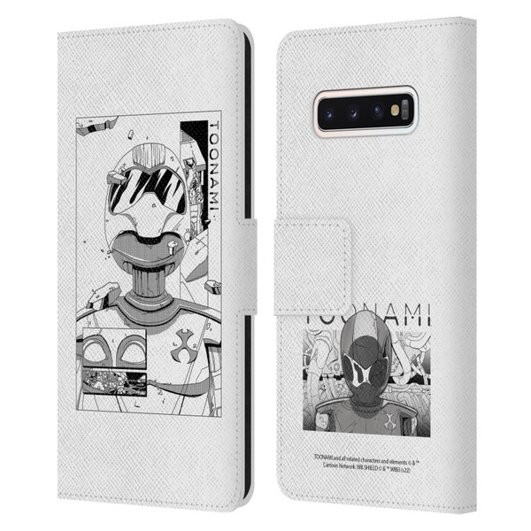 Toonami Graphics Comic Leather Book Wallet Case Cover For Samsung Galaxy S10