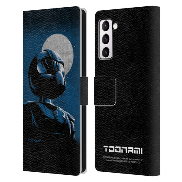 Toonami Graphics Character Art Leather Book Wallet Case Cover For Samsung Galaxy S21+ 5G