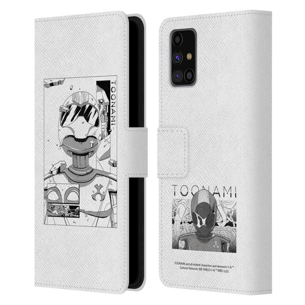 Toonami Graphics Comic Leather Book Wallet Case Cover For Samsung Galaxy M31s (2020)