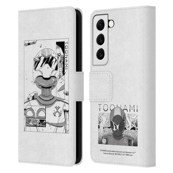 Toonami Graphics Comic Leather Book Wallet Case Cover For Samsung Galaxy S22 5G