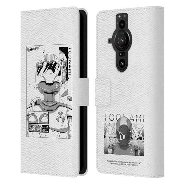 Toonami Graphics Comic Leather Book Wallet Case Cover For Sony Xperia Pro-I