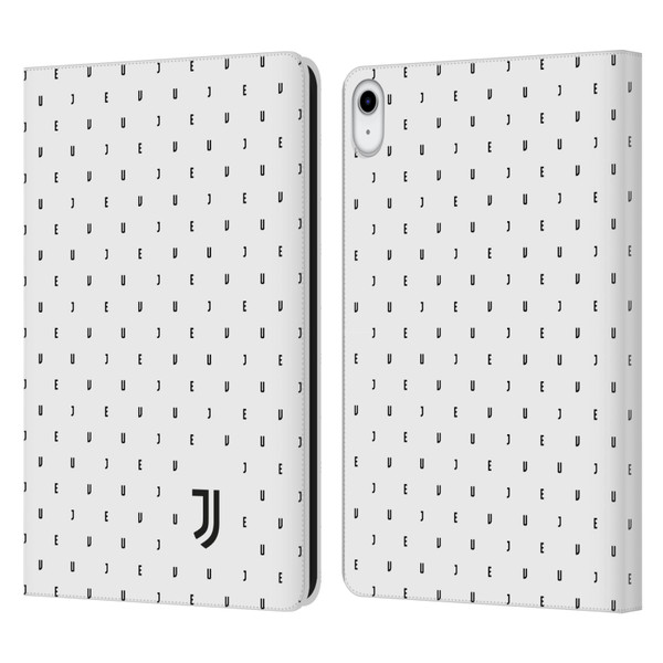 Juventus Football Club Lifestyle 2 White Logo Type Pattern Leather Book Wallet Case Cover For Apple iPad 10.9 (2022)