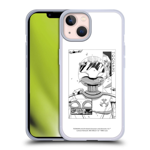 Toonami Graphics Comic Soft Gel Case for Apple iPhone 13