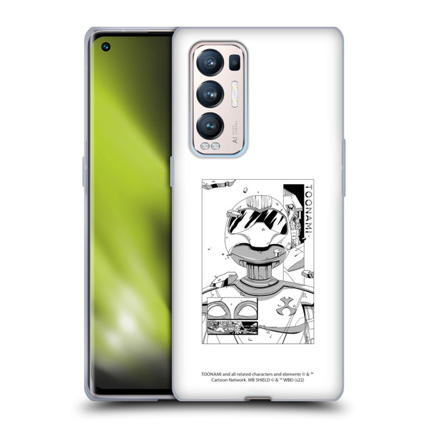 Toonami Graphics Comic Soft Gel Case for OPPO Find X3 Neo / Reno5 Pro+ 5G