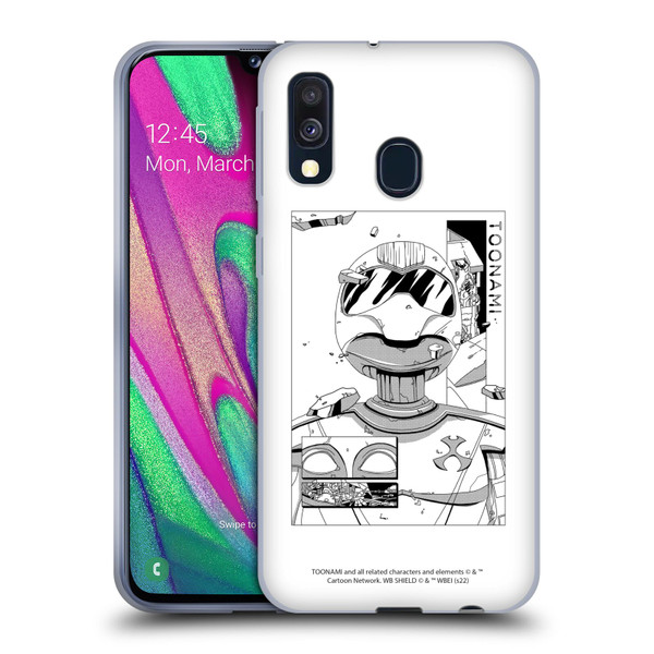 Toonami Graphics Comic Soft Gel Case for Samsung Galaxy A40 (2019)