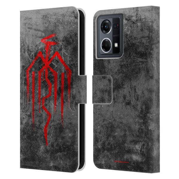 EA Bioware Dragon Age Heraldry City Of Chains Symbol Leather Book Wallet Case Cover For OPPO Reno8 4G
