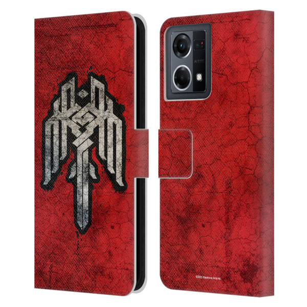 EA Bioware Dragon Age Heraldry Kirkwall Symbol Leather Book Wallet Case Cover For OPPO Reno8 4G