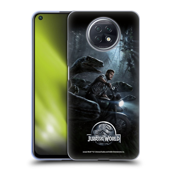 Jurassic World Key Art Owen & Velociraptors Soft Gel Case for Xiaomi Redmi Note 9T 5G