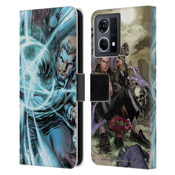 Justice League DC Comics Dark Comic Art Constantine #1 Leather Book Wallet Case Cover For OPPO Reno8 4G