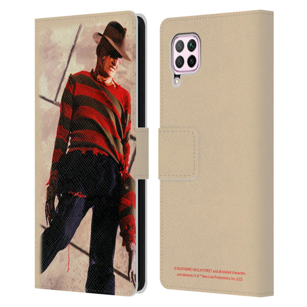 A Nightmare On Elm Street: The Dream Child Graphics Freddy Leather Book Wallet Case Cover For Huawei Nova 6 SE / P40 Lite
