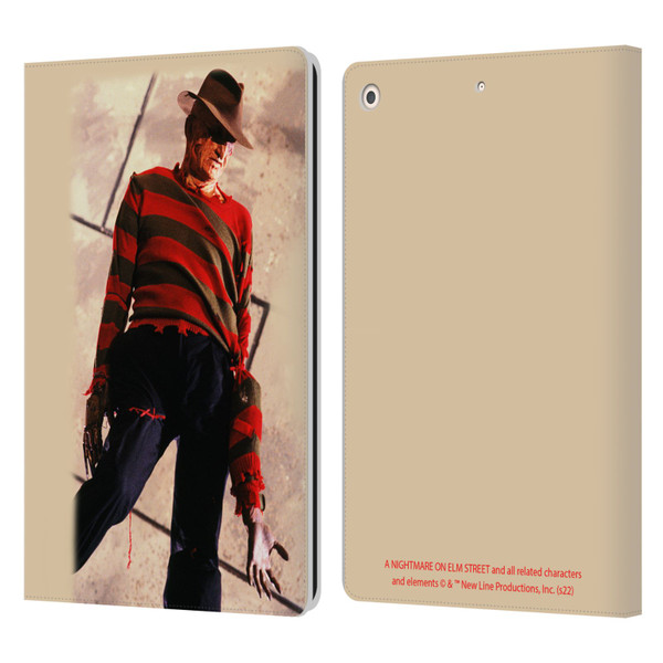 A Nightmare On Elm Street: The Dream Child Graphics Freddy Leather Book Wallet Case Cover For Apple iPad 10.2 2019/2020/2021