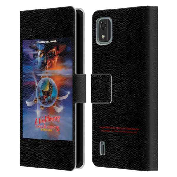 A Nightmare On Elm Street: The Dream Child Graphics Poster Leather Book Wallet Case Cover For Nokia C2 2nd Edition