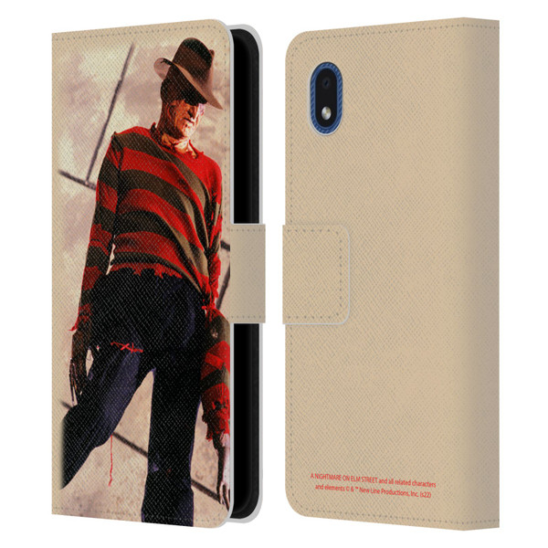 A Nightmare On Elm Street: The Dream Child Graphics Freddy Leather Book Wallet Case Cover For Samsung Galaxy A01 Core (2020)