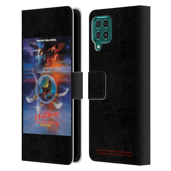 A Nightmare On Elm Street: The Dream Child Graphics Poster Leather Book Wallet Case Cover For Samsung Galaxy F62 (2021)