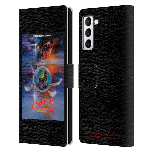 A Nightmare On Elm Street: The Dream Child Graphics Poster Leather Book Wallet Case Cover For Samsung Galaxy S21+ 5G