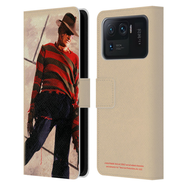A Nightmare On Elm Street: The Dream Child Graphics Freddy Leather Book Wallet Case Cover For Xiaomi Mi 11 Ultra