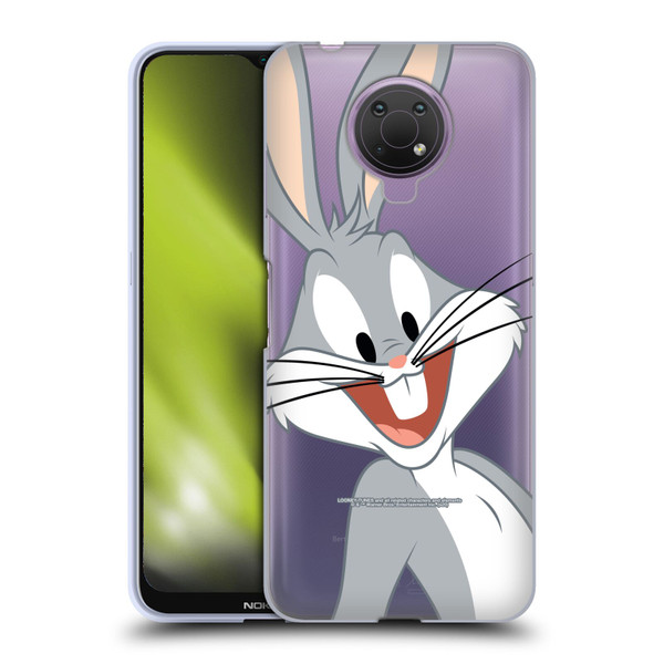 Looney Tunes Characters Bugs Bunny Soft Gel Case for Nokia G10