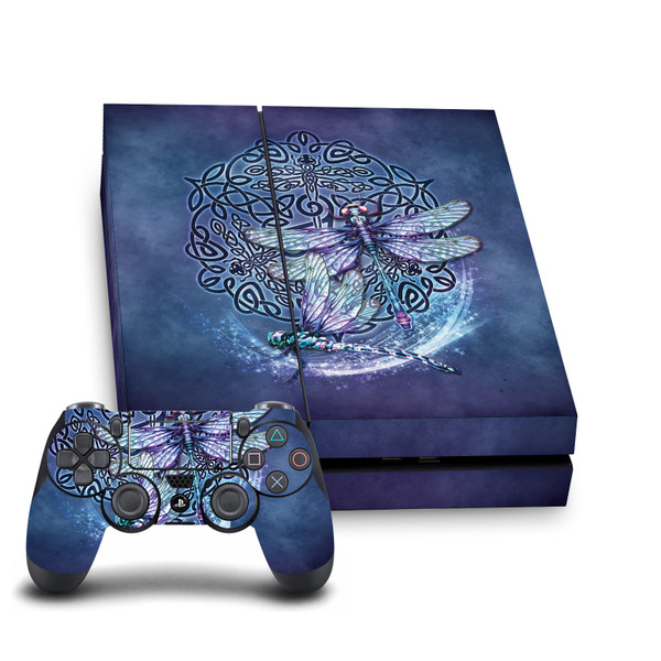 Brigid Ashwood Art Mix Dragonfly Vinyl Sticker Skin Decal Cover for Sony PS4 Console & Controller