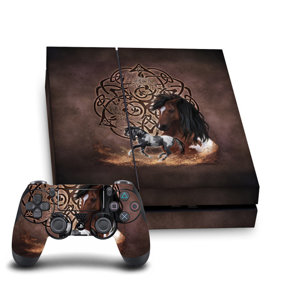 Brigid Ashwood Art Mix Horse Vinyl Sticker Skin Decal Cover for Sony PS4 Console & Controller