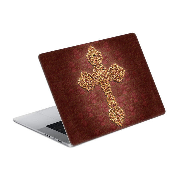 Brigid Ashwood Crosses Nouveau Vinyl Sticker Skin Decal Cover for Apple MacBook Pro 14" A2442