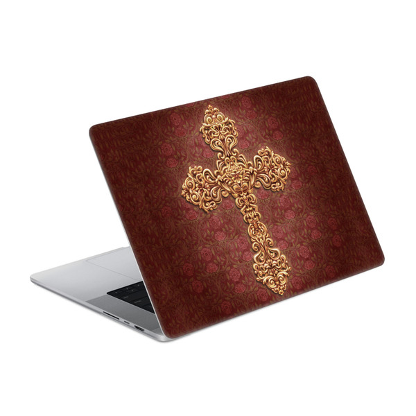 Brigid Ashwood Crosses Nouveau Vinyl Sticker Skin Decal Cover for Apple MacBook Pro 16" A2485
