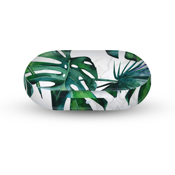 Nature Magick Assorted Tropical Leaves Vinyl Sticker Skin Decal Cover for Samsung Galaxy Buds / Buds Plus