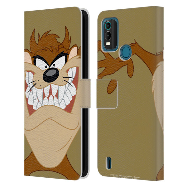 Looney Tunes Characters Tasmanian Devil Leather Book Wallet Case Cover For Nokia G11 Plus